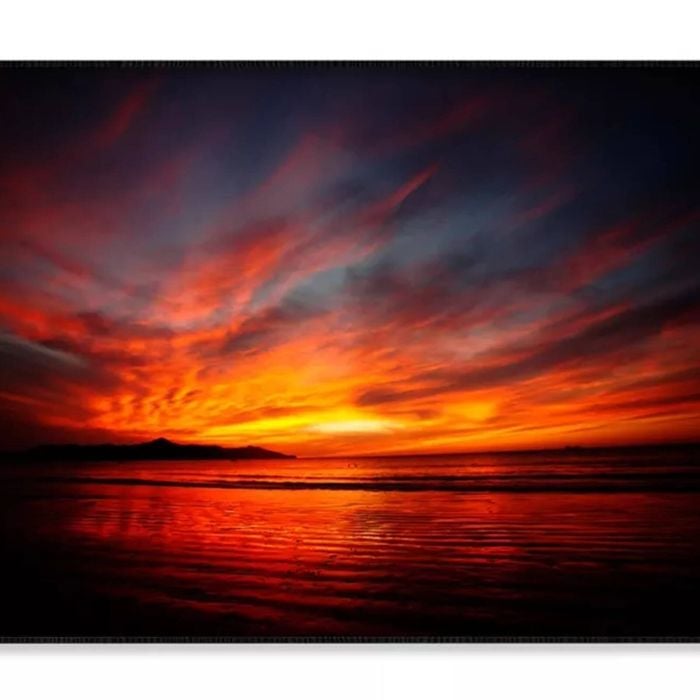 Red, Orange, And Yellow Sunset  Print 100% Australian Made 120x90cm  (Poster)