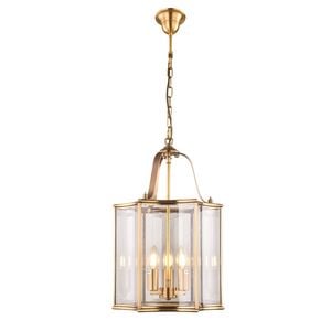 Vencha Brentwood 3 Light Traditional Pendant - Gold