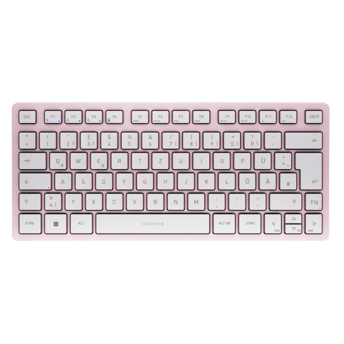 Cherry KW 7100 MINI BT 75% Compact Bluetooth Office Keyboard (Pink)