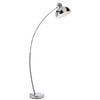 Telbix Beat Contemporary Standing Floor Lamp Light Metal Chrome Matte
