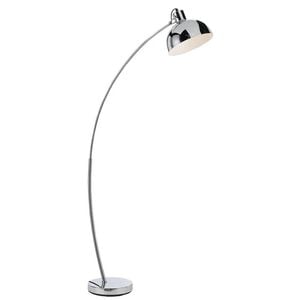 Telbix Beat Contemporary Standing Floor Lamp Light Metal Chrome Matte