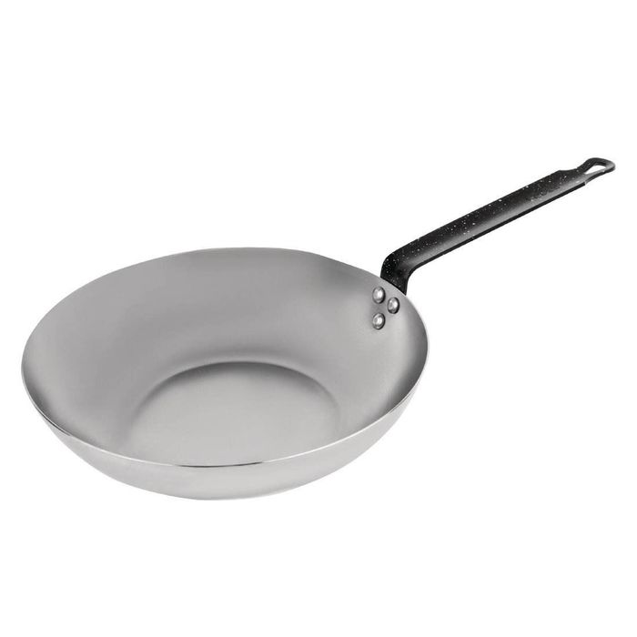 Vogue Carbon Steel Wok Heavy Duty Commercial Grade 280mm