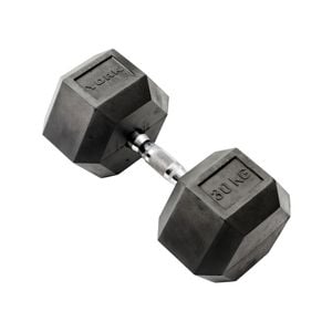 York Hex Dumbbell 30KG Black Single