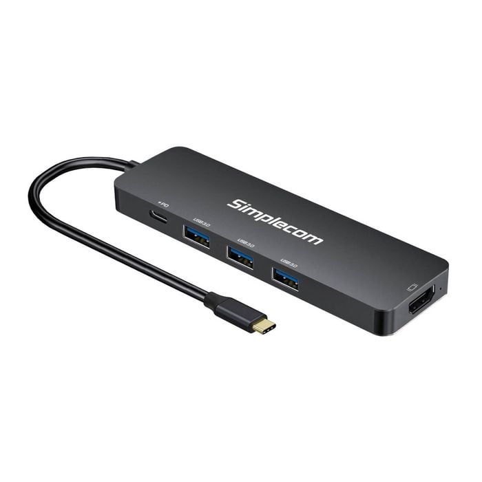 Simplecom Ch545 Usb-c 5-in-1 Multiport Adapter Docking Station With 3-port Usb 3.0 Hub Pd Hdmi