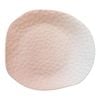 Ecology Reactive Glaze Porcelain Oyster Serving Bowl 30x28cm Pink Salt