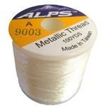 Alps 100yds of Metallic White Rod Wrapping Thread-Size A (0.15mm) Thread