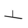 PEAK No-Dig Fencing 457mm Black Steel Fence Standing Post Base for 0.9m Post