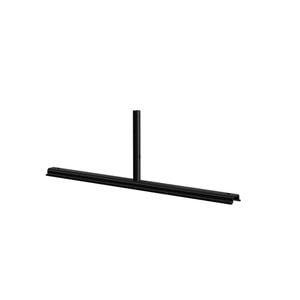 PEAK No-Dig Fencing 457mm Black Steel Fence Standing Post Base for 0.9m Post