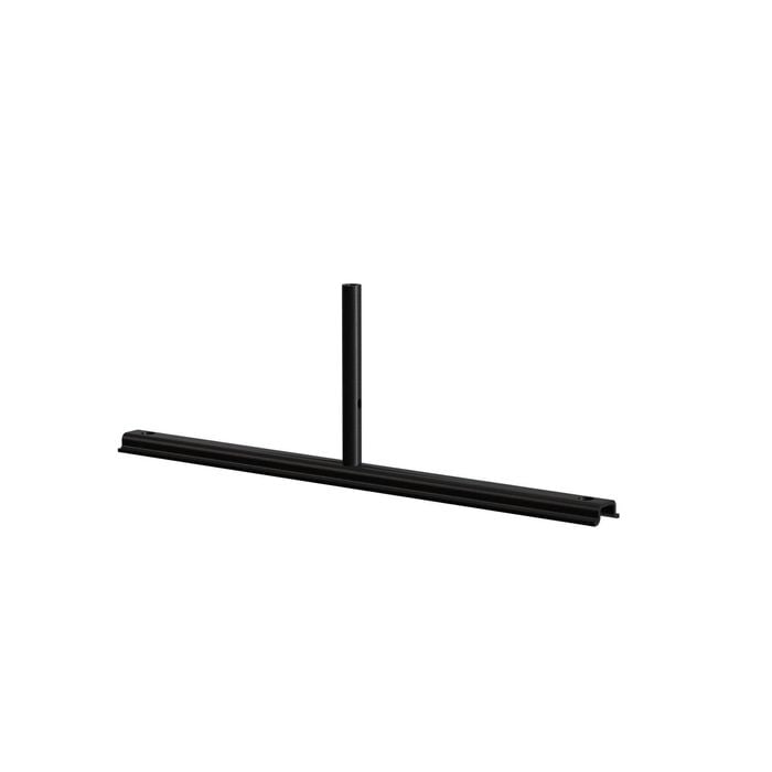 PEAK No-Dig Fencing 457mm Black Steel Fence Standing Post Base for 0.9m Post