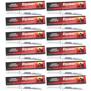 12 x Equimec Broadspectrum Wormer Parasite Control Horse Summer Sore 6.42g