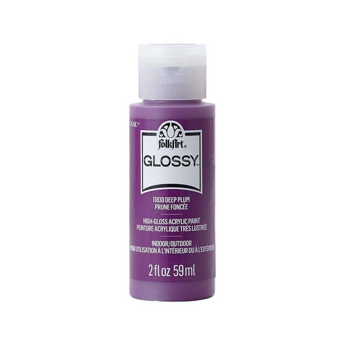 Folkart 59ml Deep Plum Glossy Acrylic Paint