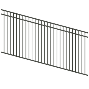 ProtectorAl 1201 - 2400 x 1200mm Woodland Grey Raked Up to 15º DTR All Up Pool Fence Panel