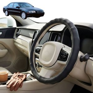 Australian Goose Steering Wheel Cover for Volvo S80 1998 - 2006 Circle Black