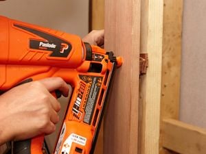 DIY Step Image - How to install a cavity sliding door . Blob storage upload.