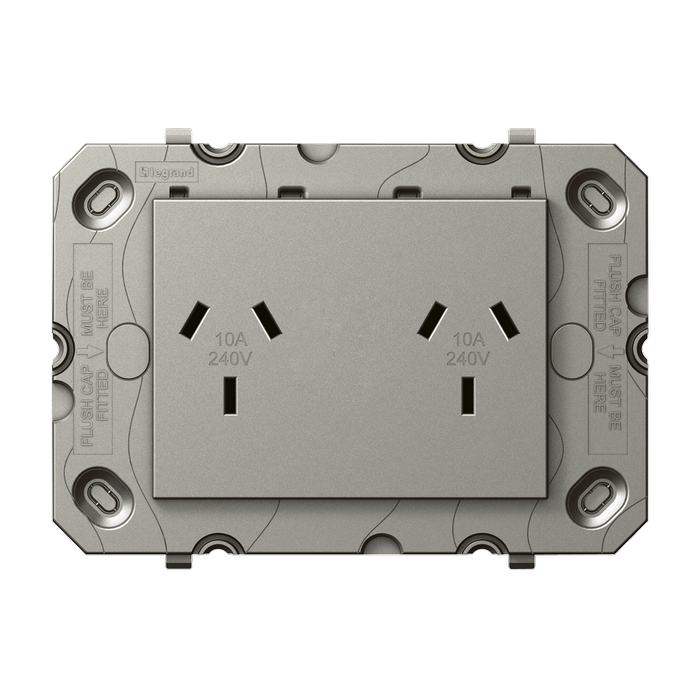HPM ARTEOR Double Powerpoint With Autoswitch - No Coverplate