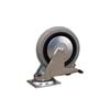 Move It 100mm Grey Rubber Heavy Duty Swivel Brake Castor