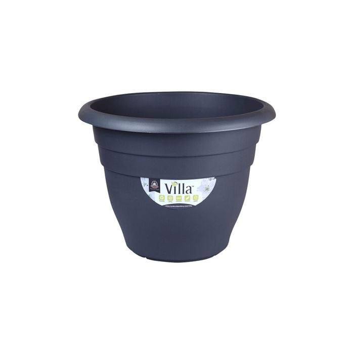 Northcote Pottery 400mm Graphite Round Villa Plastic Pot