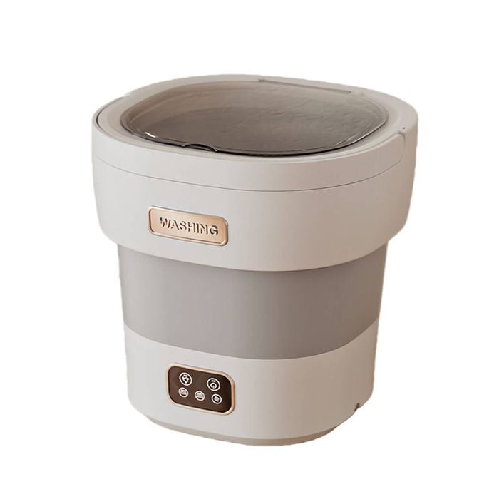 Catzon Portable Washing Machine 12L Foldable Large Capacity Mini Washer-Grey