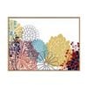 Artey | Bohemian Rosette I - Framed Canvas - Natural Frame - 60 x 80cm