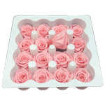 Blooms of Joy 2.5cm Baby Pink Spray Roses 16 Pack