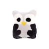 Huxford Grove Sheepskin Pet Owl Cushion Home Decorative Pillow 35x40cm Grey