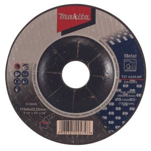 Makita 115 x 6 x 22.23mm Metal Grinding Disc  - 5 Pack