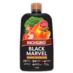 Richgro 1L Black Marvel Tomato And Vegetable Food Liquid Fertiliser Concentrate