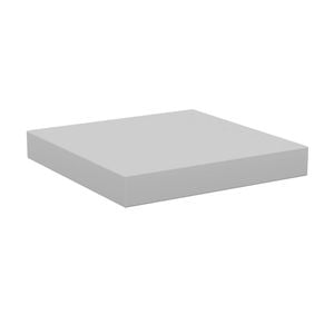 Practa 250 x 36 x 250mm White Matte Floating Shelf