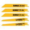 DeWALT 5 Piece Assorted Wood And Metal Reciprocating Blade Set