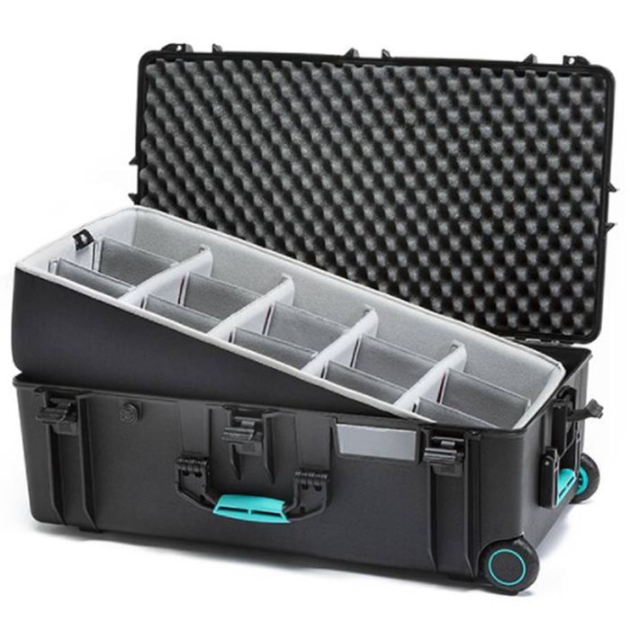 HPRC 2745W - Wheeled Hard Case with Second Skin Liner & Dividers - Black