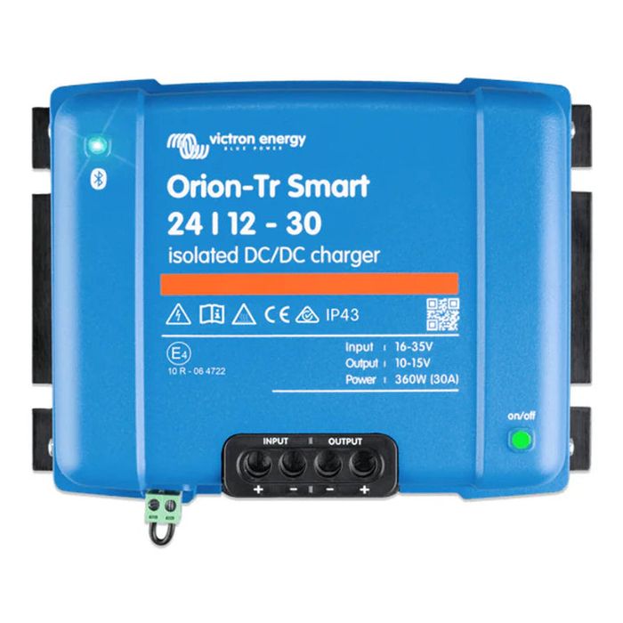 Victron 24V to 12V Orion-Tr Smart 24/12-30A Isolated DC-DC Charger