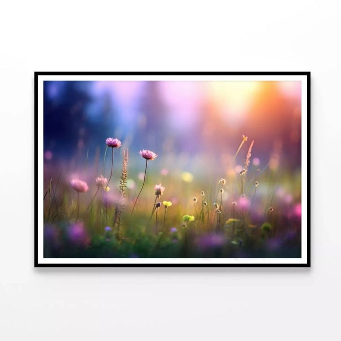 Blurred Meadow  Print 100% Australian Made 90x60cm  (Poster)