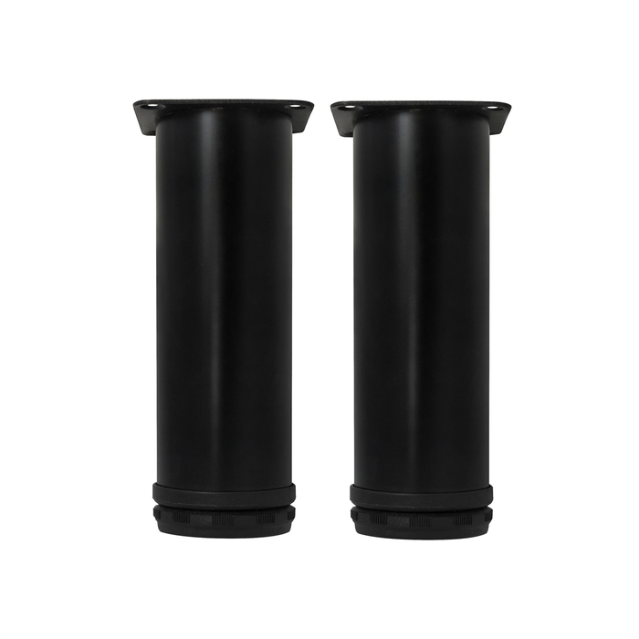 Kaboodle Cylinder Cabinet Legs - Matt Black