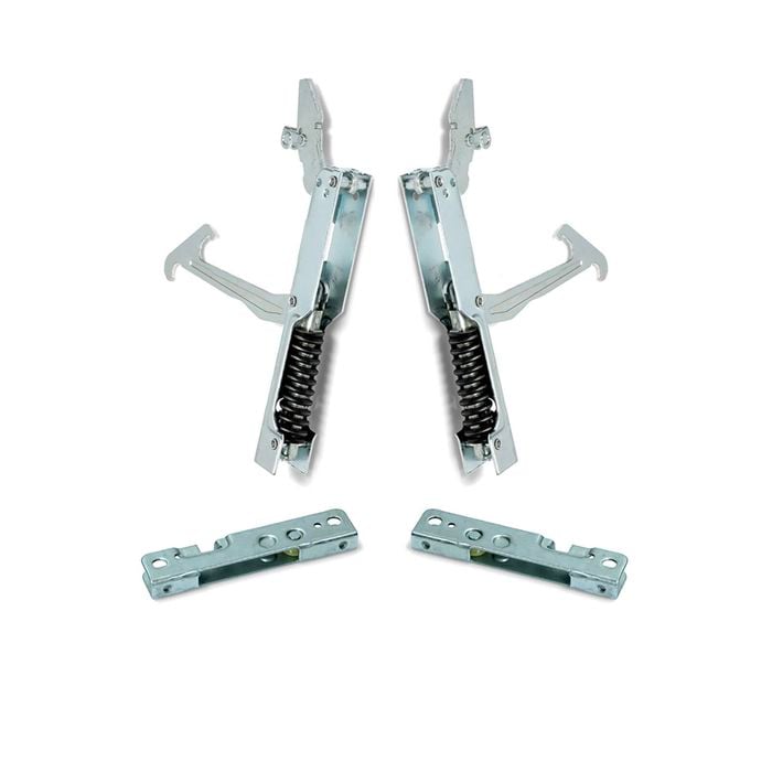 Oven Door Hinges Complete Kit Assembly With Supports 931330461kit. Suits Smeg