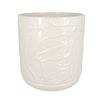 Northcote Pottery 15.2 x 15.6cm White Bloom Cylinder Ceramic Indoor Pot