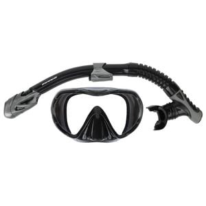 Mirage Infinity Dry Mask and Snorkel Set Adult Black