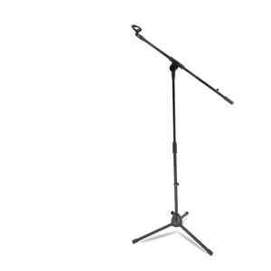Adjustable Boom Microphone Stand With Mic Clip
