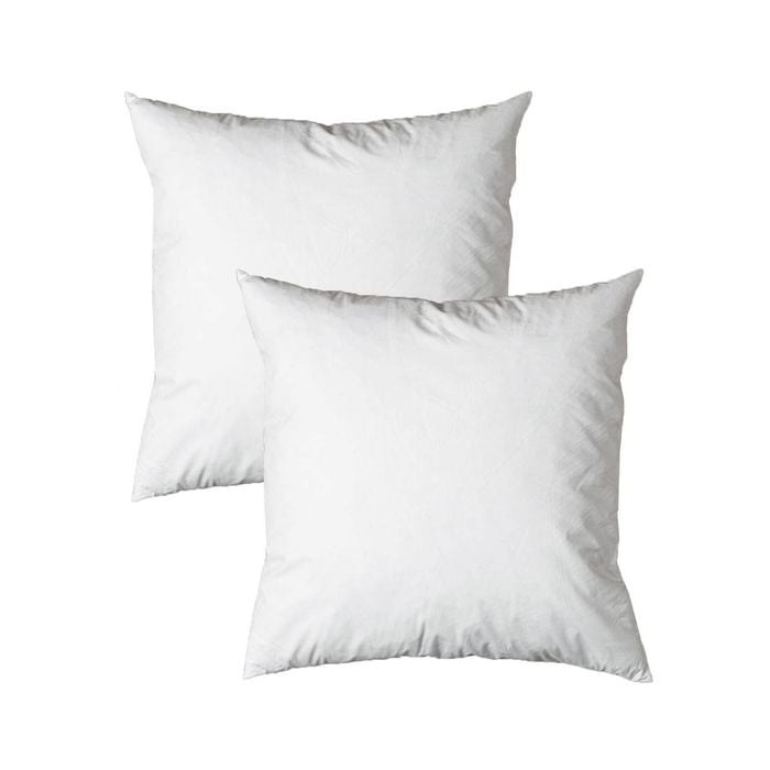Pillow Factory Pair of Duck Feather Rich Fill European Cushion Inserter 65 x 65 cm