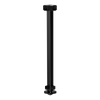 Peak 1000mm Black Aluminium Balustrade Corner Post - Black