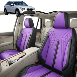 Australian Goose Front Seat Covers for BMW X1 2009 - 2015 (E84) - PU Leather, Purple (2pc)