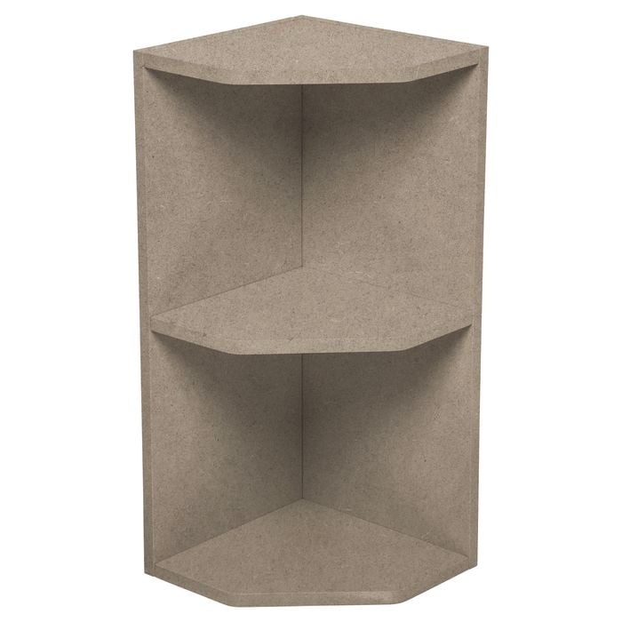 Kaboodle Raw Board Open End Wall Cabinet