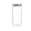 Argon Tableware Glass Storage Jar with Metal Lid - 1.5 Litre