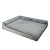 PaWz Orthopedic Dog Sofa Bed Egg-Crate Foam Support Washable Grey