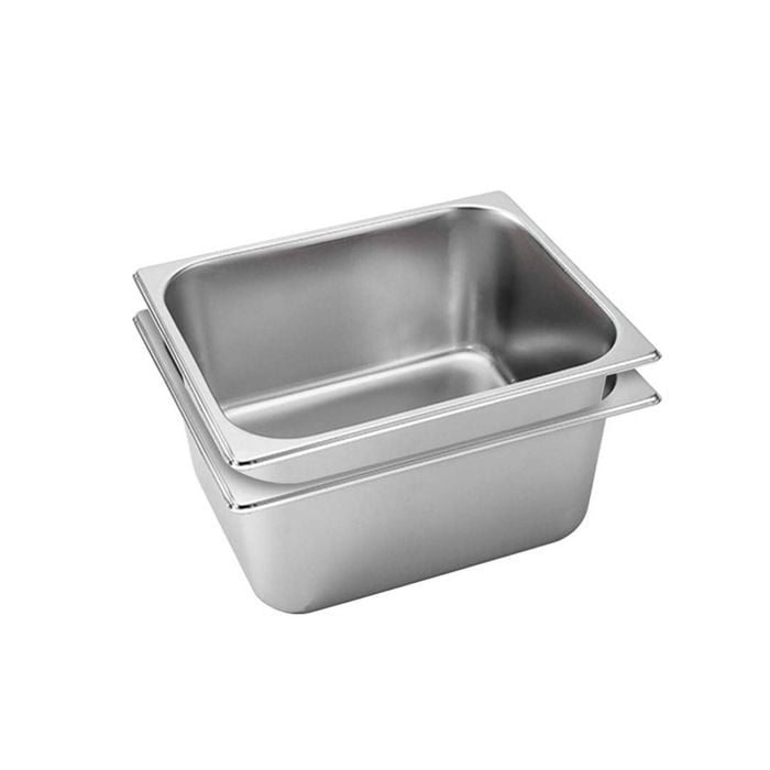 SOGA 2X 1/2 GN Pans Stainless Steel 15cm Deep