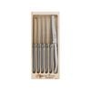 Laguiole Jean Neron 6pc. Round Table Knife Set - Stainless Steel