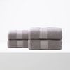 4pc Renee Taylor Brentwood 650gsm Low Twist Bath Sheet Whisper