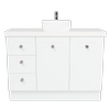 New England Joinery 1200mm Diadem Centre Basin Freedom Top Floor Standing Vanity