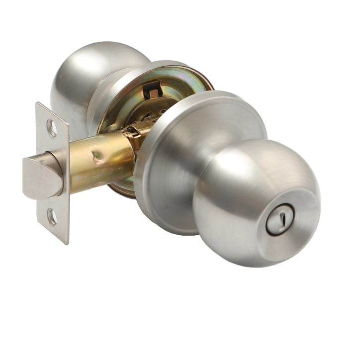 Ikonic Brushed Nickel Ruby Privacy Set