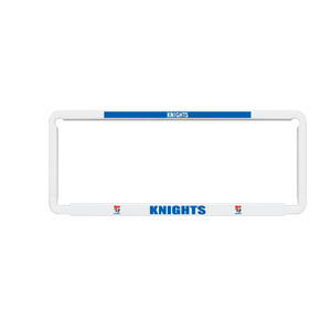 1x OFFICIAL NRL Newcastle Knights Car Number Plate Frame Cover Surround
