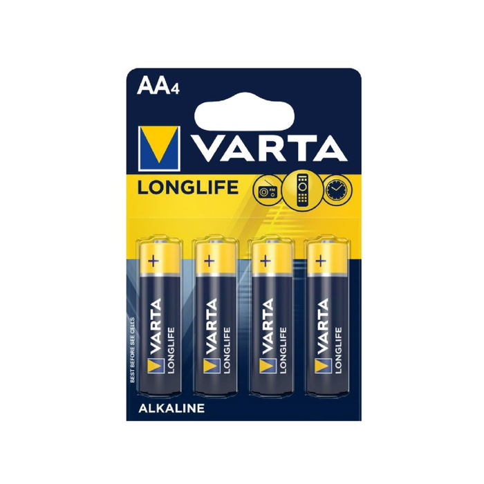 Varta AA Alkaline Batteries - 4 Pack